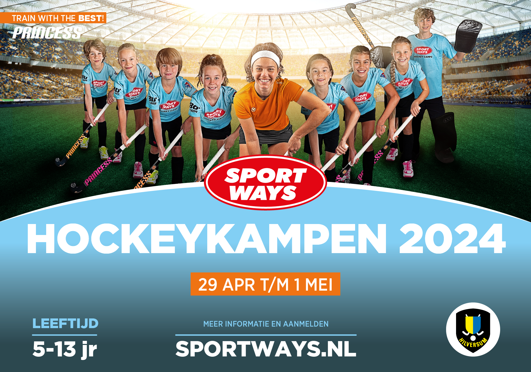 SportWays hockeykampen op Hilversum in de meivakantie